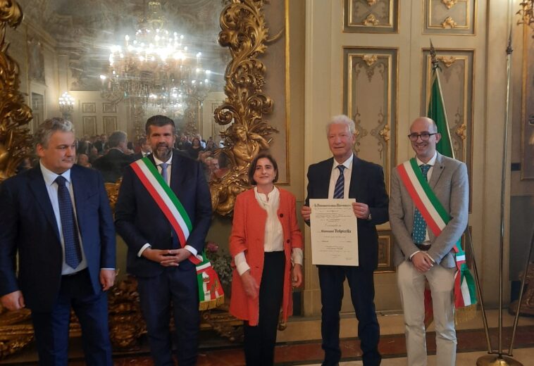 Al prof. Giovanni Volpicella conferita l’onorificenza di Cavaliere al Merito della Repubblica Italiana per meriti ambientalistici