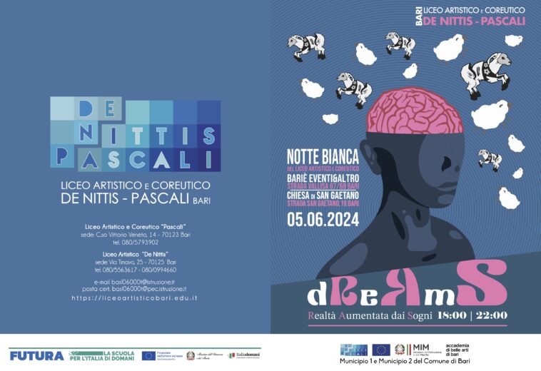 Bari si illumina con la Notte Bianca del Liceo Artistico e Coreutico “De Nittis-Pascali”: l’evento che unisce sogni e tecnologia