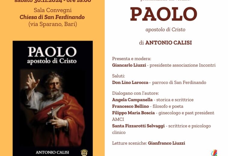 Presentazione del Volume “Paolo – Apostolo di Cristo” a Bari