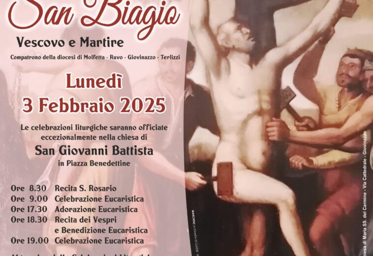 Giovinazzo si prepara alle celebrazioni della festa di San Biagio